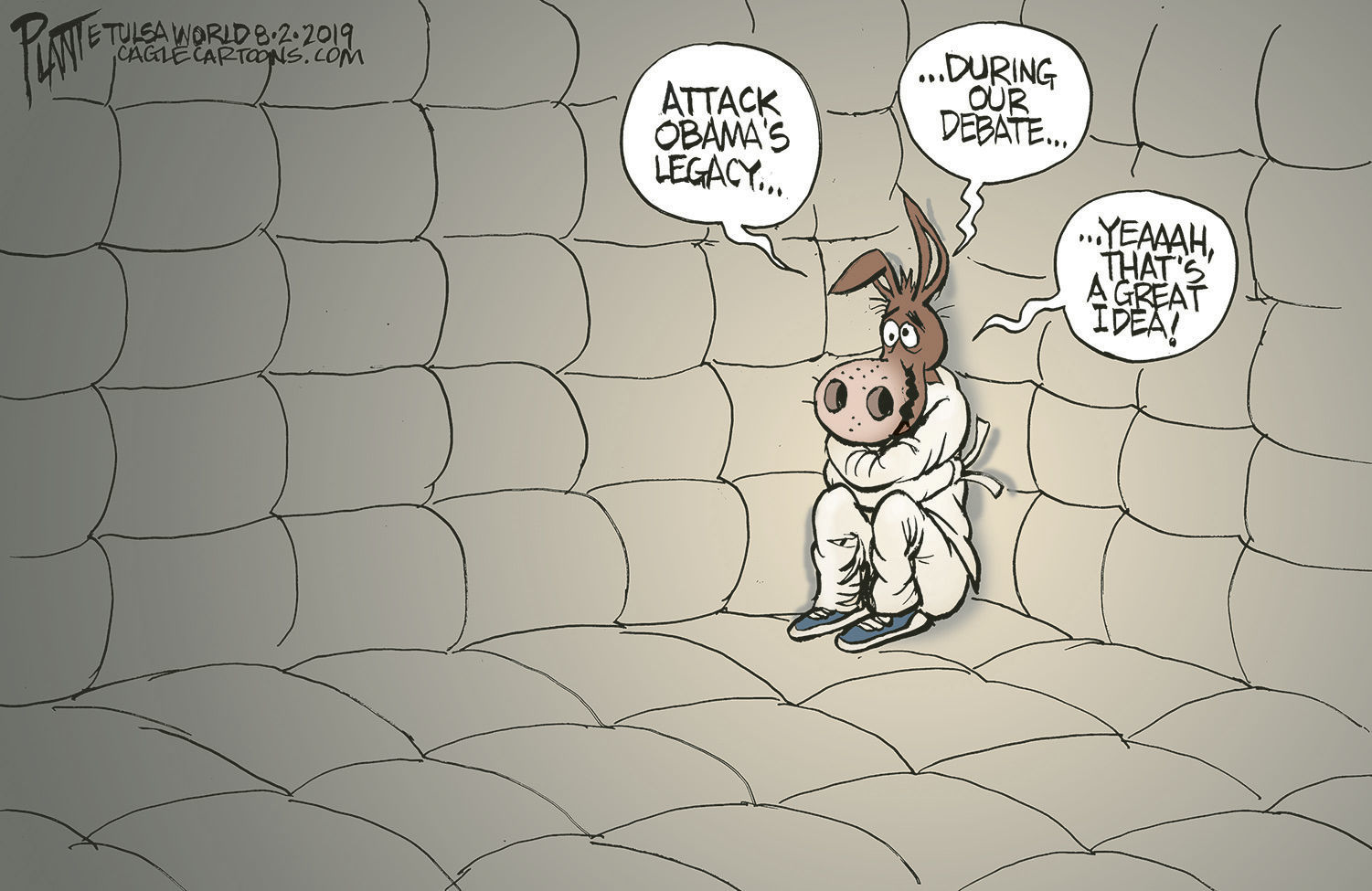 Bruce Plante Cartoon: Democrats attack!